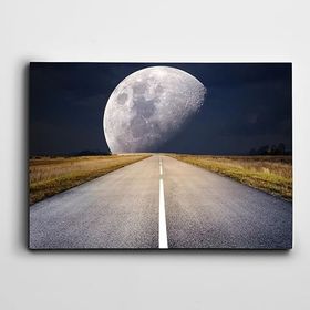 Dekolata Ay Yol 35x50 cm Kanvas Tablo
