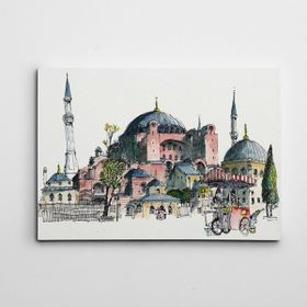 Dekolata Ayasofya 2 100x140 cm Kanvas Tablo