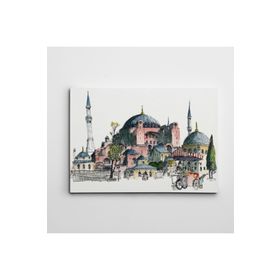 Dekolata Ayasofya 2 70x100 cm Kanvas Tablo