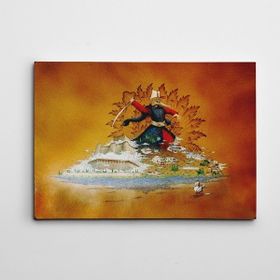 Dekolata Balerin Retro 100x140 cm Kanvas Tablo