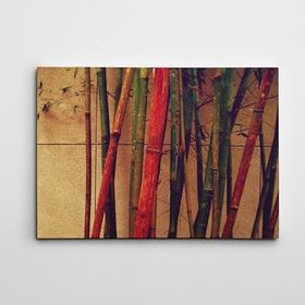 Dekolata Bambular Retro 60x85 cm Kanvas Tablo