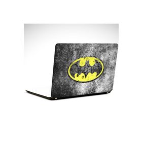 Dekolata Batman Sarı Logo 38x27 cm Laptop Sticker