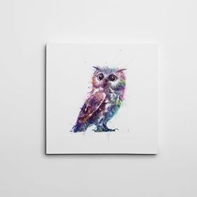 Dekolata Baykuş Kare 50x50 cm Kanvas Tablo
