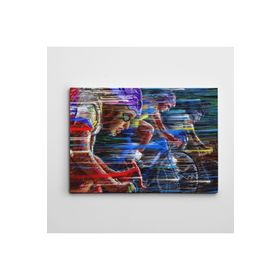 Dekolata Bisiklet Yağlıboya Reprodüksiyon 20x30 cm Kanvas Tablo