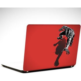 Dekolata Black Panther Kırmızı 34x24 cm Laptop Sticker