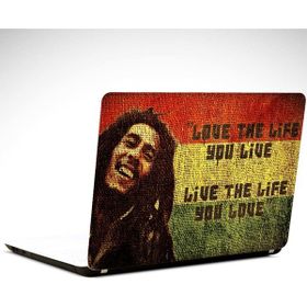 Dekolata Bob Marley Jamaika 25x19 cm Laptop Sticker