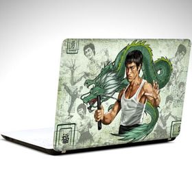 Dekolata Bruce Lee 38x27 cm Laptop Sticker