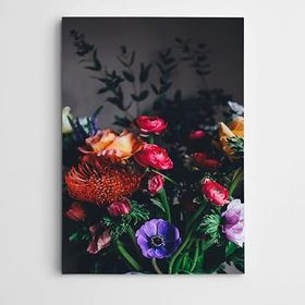 Dekolata Çiçekler 20x30 cm Kanvas Tablo