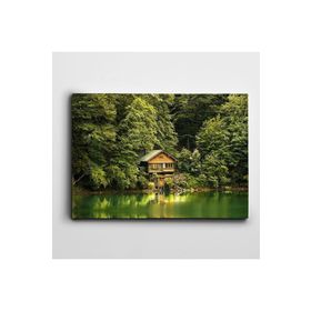 Dekolata Çiftlik Evler 40x60 cm Kanvas Tablo