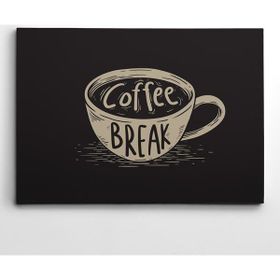 Dekolata Coffee Break 30x40 cm Kanvas Tablo