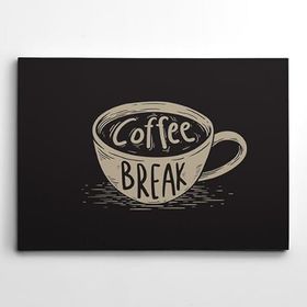 Dekolata Coffee Break 85x120 cm Kanvas Tablo