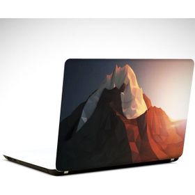 Dekolata Dağ Low Poly 40.5x27 cm Laptop Sticker
