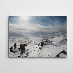 Dekolata Dağcılar 50x70 cm Kanvas Tablo