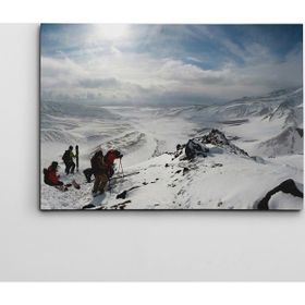 Dekolata Dağcılar 70x100 cm Kanvas Tablo