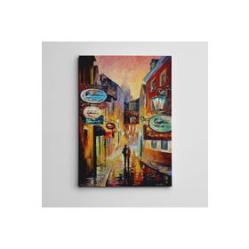 Dekolata Dar Sokaklar Yağlıboya Reprodüksiyon 140x200 cm Kanvas Tablo