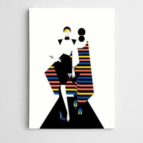 Dekolata Defile Modern Sanat 30x40 cm Kanvas Tablo
