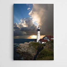 Dekolata Deniz Feneri 30x40 cm Kanvas Tablo