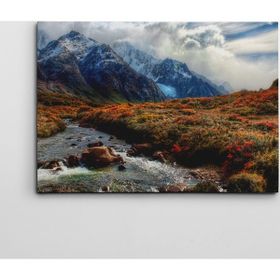 Dekolata Dere ve Dağ 40x60 cm Kanvas Tablo