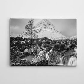 Dekolata Dere ve Dağ 70x100 cm Kanvas Tablo