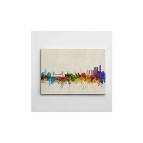 Dekolata DK000942 Istanbul Renkli 25x35 cm Kanvas Tablo