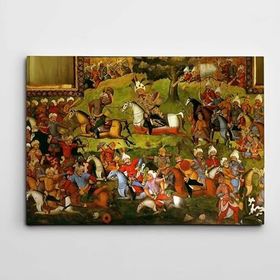 Dekolata DK001516 Osmanlı Savaş 120x170 cm Kanvas Tablo