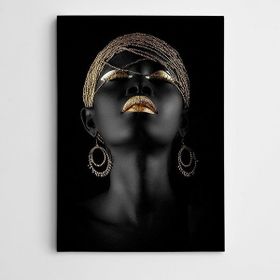 Dekolata DK001547 Afrikalı Kadın 25x35 cm Kanvas Tablo