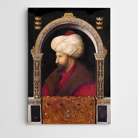 Dekolata DK001569 Fatih Sultan Mehmet 30x40 cm Kanvas Tablo