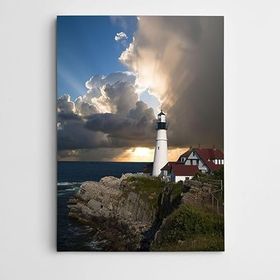 Dekolata DK001790 Deniz Feneri 140x200 cm Kanvas Tablo