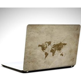 Dekolata Dünya Haritası 34x24 cm Laptop Sticker