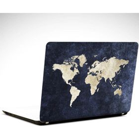 Dekolata Dünya Haritası 34x24 cm Laptop Sticker