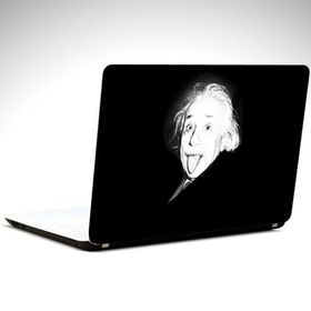 Dekolata Einstein Siyah Beyaz 39x27 cm Laptop Sticker