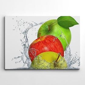 Dekolata Elmalar 40x60 cm Kanvas Tablo