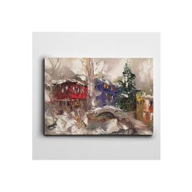 Dekolata Evler 70x100 cm Kanvas Tablo