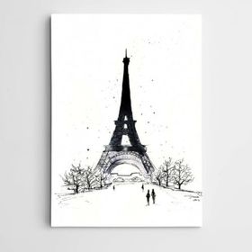 Dekolata Eyfel Paris Modern Sanat 20x30 cm Kanvas Tablo