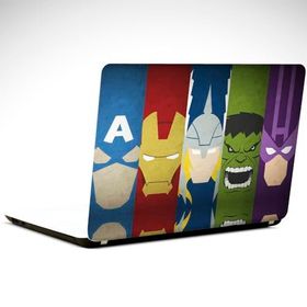 Dekolata Fantastik Kahramanlar Renkler 34x24 cm Laptop Sticker