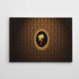 Dekolata Fatih Sultan Mehmet 30x40 cm Kanvas Tablo
