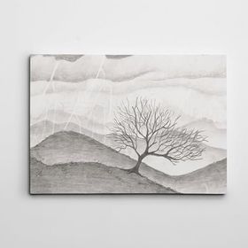 Dekolata Fırtına Bayraklar 30x40 cm Kanvas Tablo