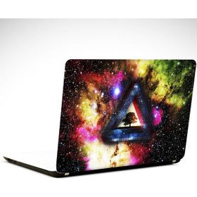 Dekolata Galaksi ve Ağaç 25x19 cm Laptop Sticker