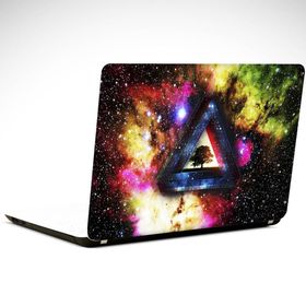 Dekolata Galaksi ve Ağaç 25x19 cm Laptop Sticker