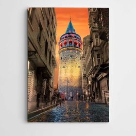 Dekolata Galata Kulesi 100x140 cm Kanvas Tablo