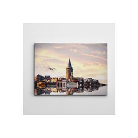Dekolata Galata Kulesi 20x30 cm Kanvas Tablo