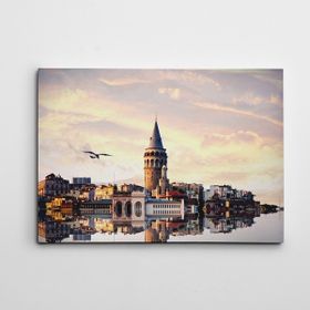 Dekolata Galata Kulesi 30x40 cm Kanvas Tablo