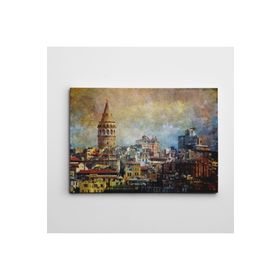Dekolata Galata Kulesi 40x60 cm Kanvas Tablo