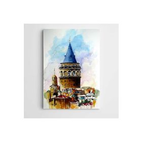 Dekolata Galata Kulesi 40x60 cm Kanvas Tablo