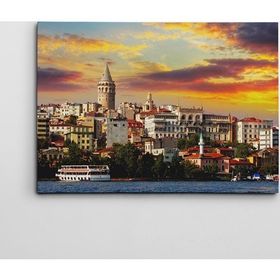 Dekolata Galata Kulesi 50x70 cm Kanvas Tablo