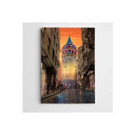 Dekolata Galata Kulesi 70x100 cm Kanvas Tablo
