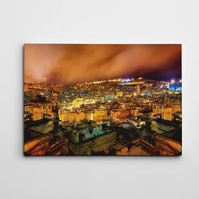 Dekolata Gece Manzara 50x70 cm Kanvas Tablo