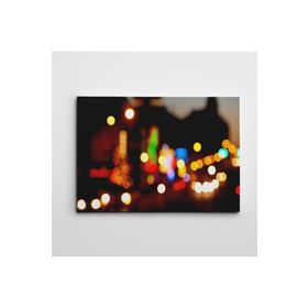 Dekolata Gece Soyut 40x60 cm Kanvas Tablo