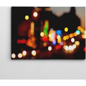 Dekolata Gece Soyut 50x70 cm Kanvas Tablo