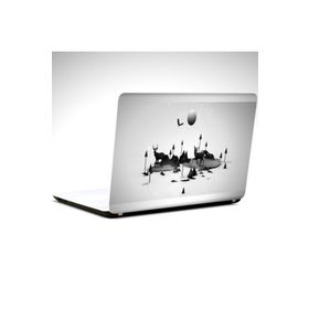 Dekolata Geyikler 29x24 cm Laptop Sticker